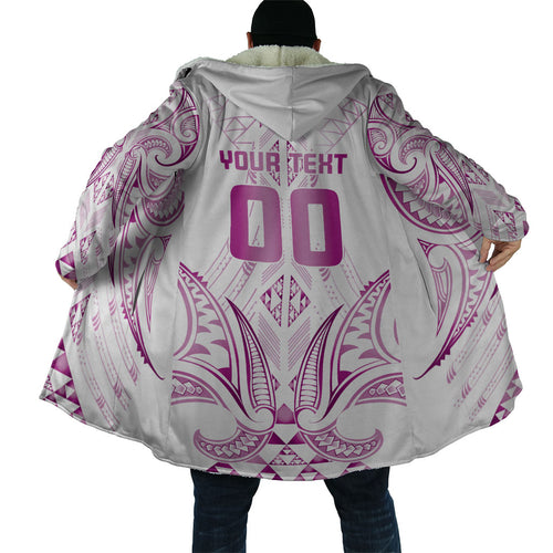 Maori Rugby Custom Ngaru Mangopare Cloak Mawhero Niho Taniwha Motif