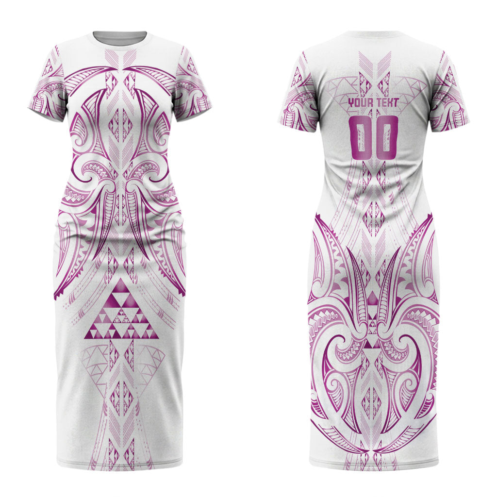 Maori Rugby Custom Ngaru Mangopare Couples Matching Short Sleeve Bodycon Dress and Hawaiian Shirt Mawhero Niho Taniwha Motif