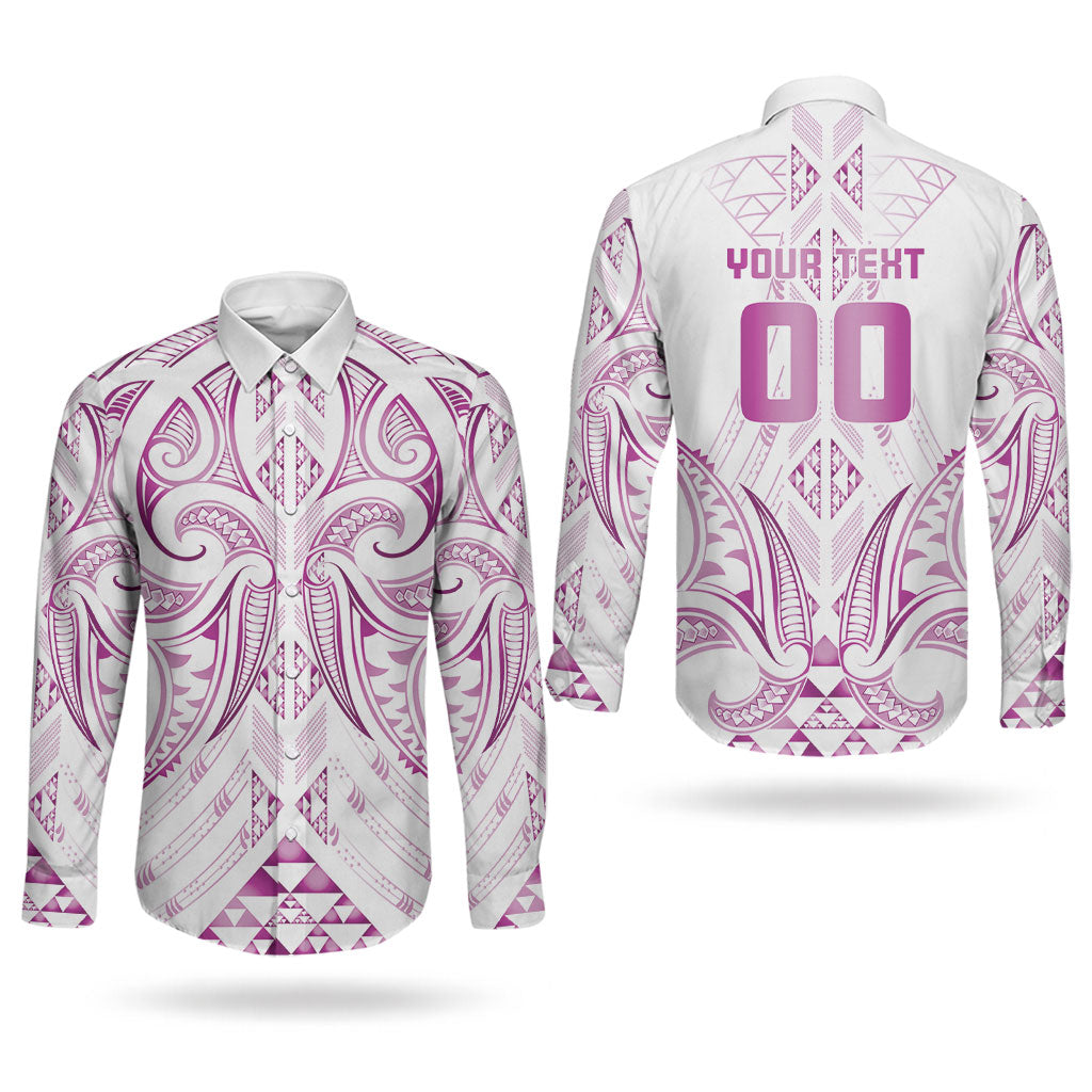 Maori Rugby Custom Ngaru Mangopare Couples Matching Short Sleeve Bodycon Dress and Long Sleeve Button Shirt Mawhero Niho Taniwha Motif