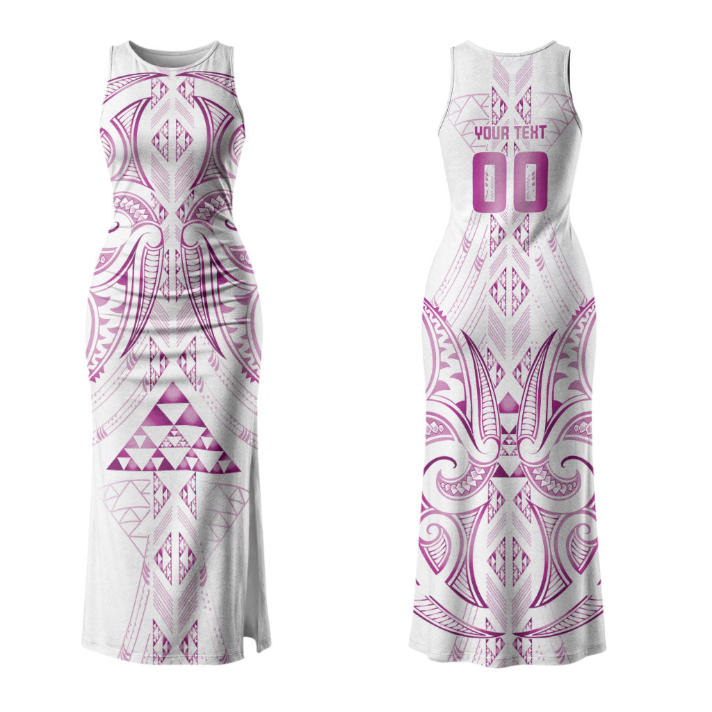 Maori Rugby Custom Ngaru Mangopare Couples Matching Tank Maxi Dress and Hawaiian Shirt Mawhero Niho Taniwha Motif