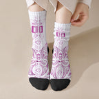 Maori Rugby Custom Ngaru Mangopare Crew Socks Mawhero Niho Taniwha Motif