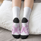 Maori Rugby Custom Ngaru Mangopare Crew Socks Mawhero Niho Taniwha Motif