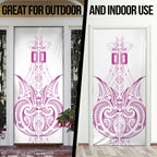 Maori Rugby Custom Ngaru Mangopare Door Cover Mawhero Niho Taniwha Motif