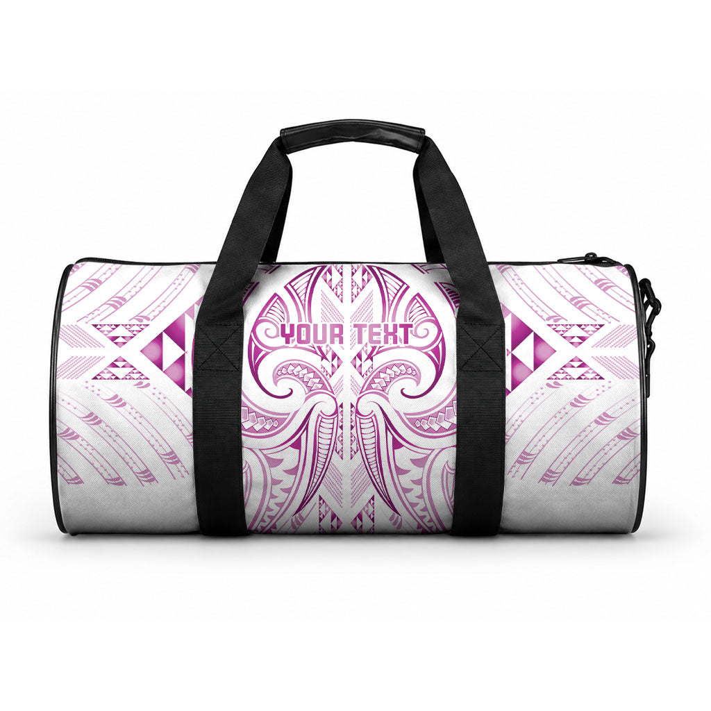 Maori Rugby Custom Ngaru Mangopare Duffle Bag Mawhero Niho Taniwha Motif