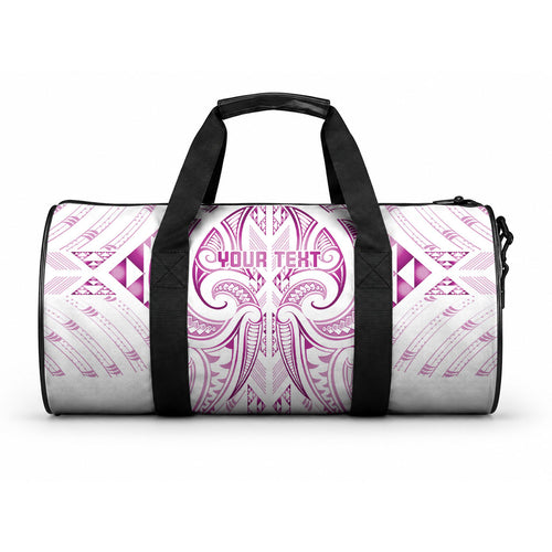 Maori Rugby Custom Ngaru Mangopare Duffle Bag Mawhero Niho Taniwha Motif