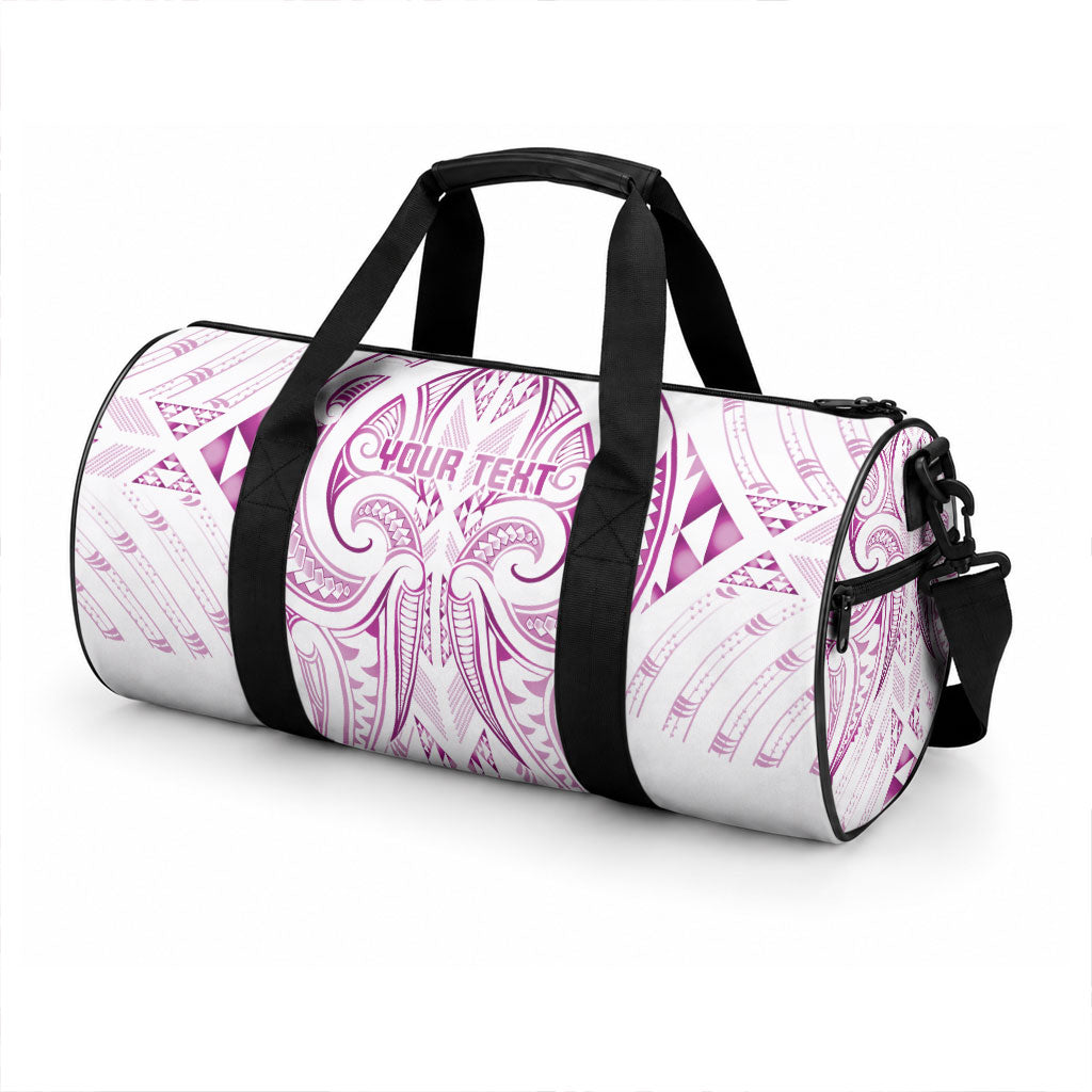 Maori Rugby Custom Ngaru Mangopare Duffle Bag Mawhero Niho Taniwha Motif