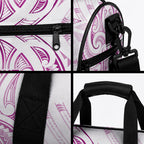 Maori Rugby Custom Ngaru Mangopare Duffle Bag Mawhero Niho Taniwha Motif