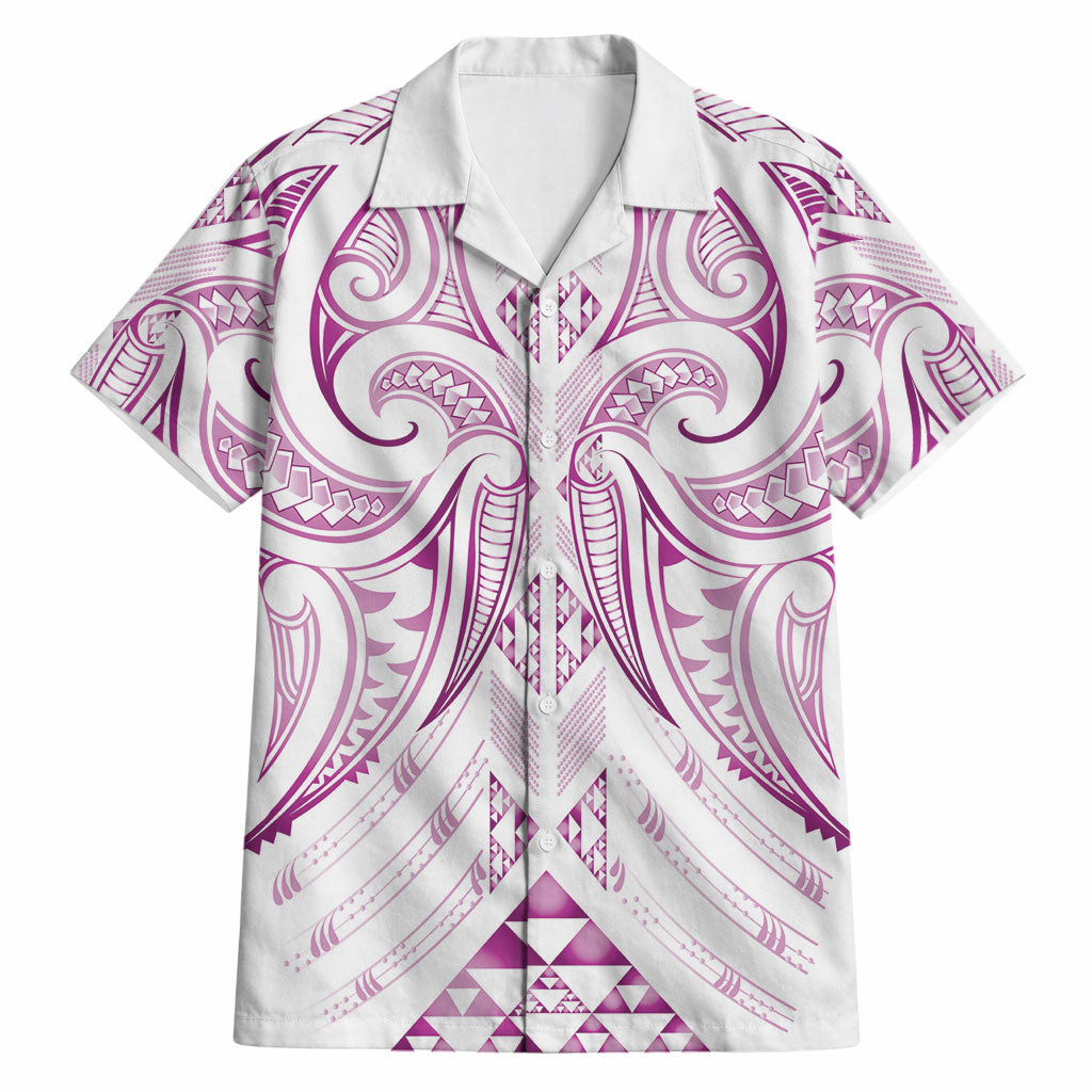 Maori Rugby Custom Ngaru Mangopare Hawaiian Shirt Mawhero Niho Taniwha Motif