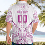 Maori Rugby Custom Ngaru Mangopare Hawaiian Shirt Mawhero Niho Taniwha Motif