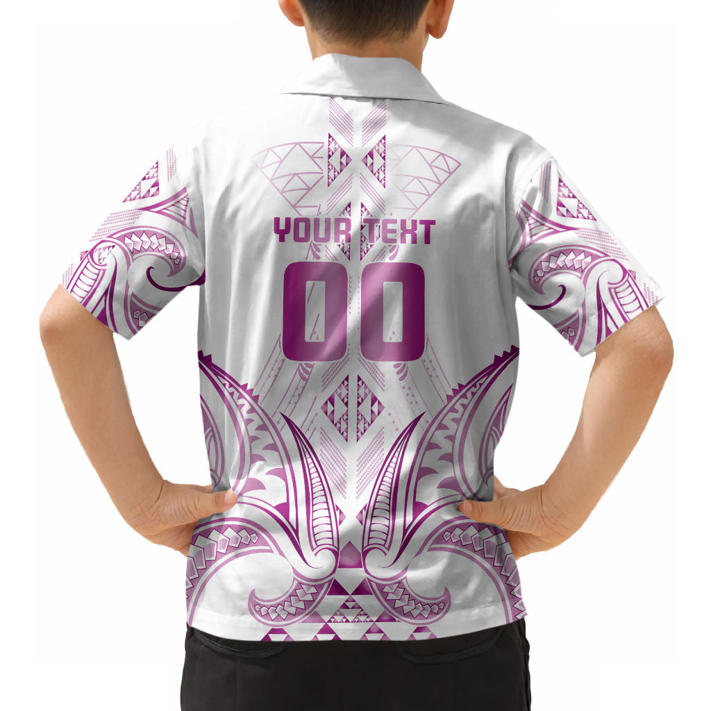 Maori Rugby Custom Ngaru Mangopare Hawaiian Shirt Mawhero Niho Taniwha Motif