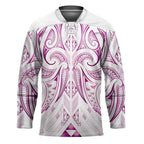 Maori Rugby Custom Ngaru Mangopare Hockey Jersey Mawhero Niho Taniwha Motif