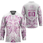 Maori Rugby Custom Ngaru Mangopare Hockey Jersey Mawhero Niho Taniwha Motif