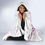 Maori Rugby Custom Ngaru Mangopare Hooded Blanket Mawhero Niho Taniwha Motif