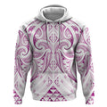 Maori Rugby Custom Ngaru Mangopare Hoodie Mawhero Niho Taniwha Motif