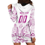 Maori Rugby Custom Ngaru Mangopare Hoodie Dress Mawhero Niho Taniwha Motif