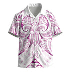 Maori Rugby Custom Ngaru Mangopare Kid Hawaiian Shirt Mawhero Niho Taniwha Motif