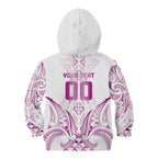 Maori Rugby Custom Ngaru Mangopare Kid Hoodie Mawhero Niho Taniwha Motif