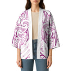 Maori Rugby Custom Ngaru Mangopare Kimono Mawhero Niho Taniwha Motif