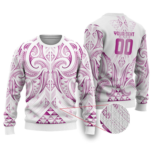 Maori Rugby Custom Ngaru Mangopare Ugly Christmas Sweater Mawhero Niho Taniwha Motif