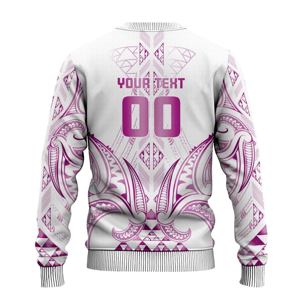 Maori Rugby Custom Ngaru Mangopare Ugly Christmas Sweater Mawhero Niho Taniwha Motif