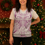 Maori Rugby Custom Ngaru Mangopare Christmas Knitted V-Neck Vest Mawhero Niho Taniwha Motif
