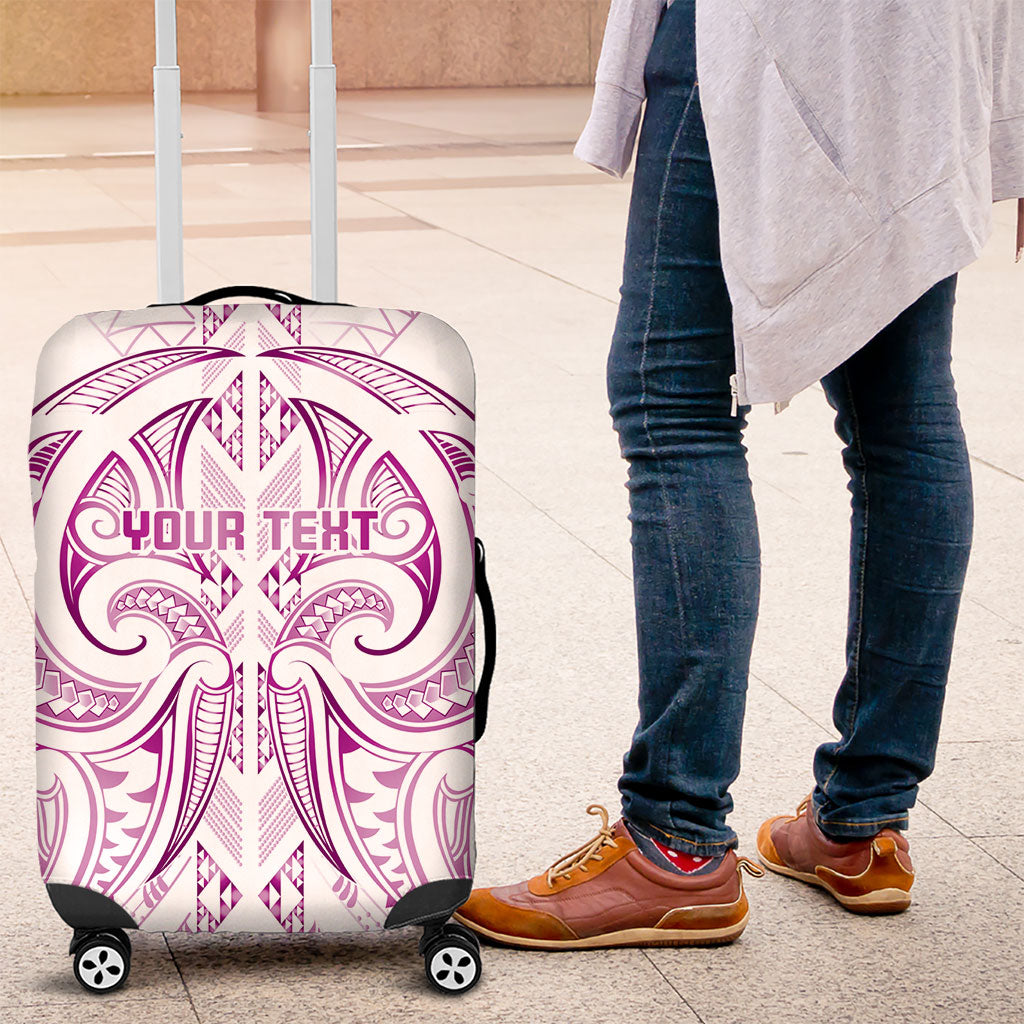 Maori Rugby Custom Ngaru Mangopare Luggage Cover Mawhero Niho Taniwha Motif