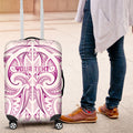 Maori Rugby Custom Ngaru Mangopare Luggage Cover Mawhero Niho Taniwha Motif