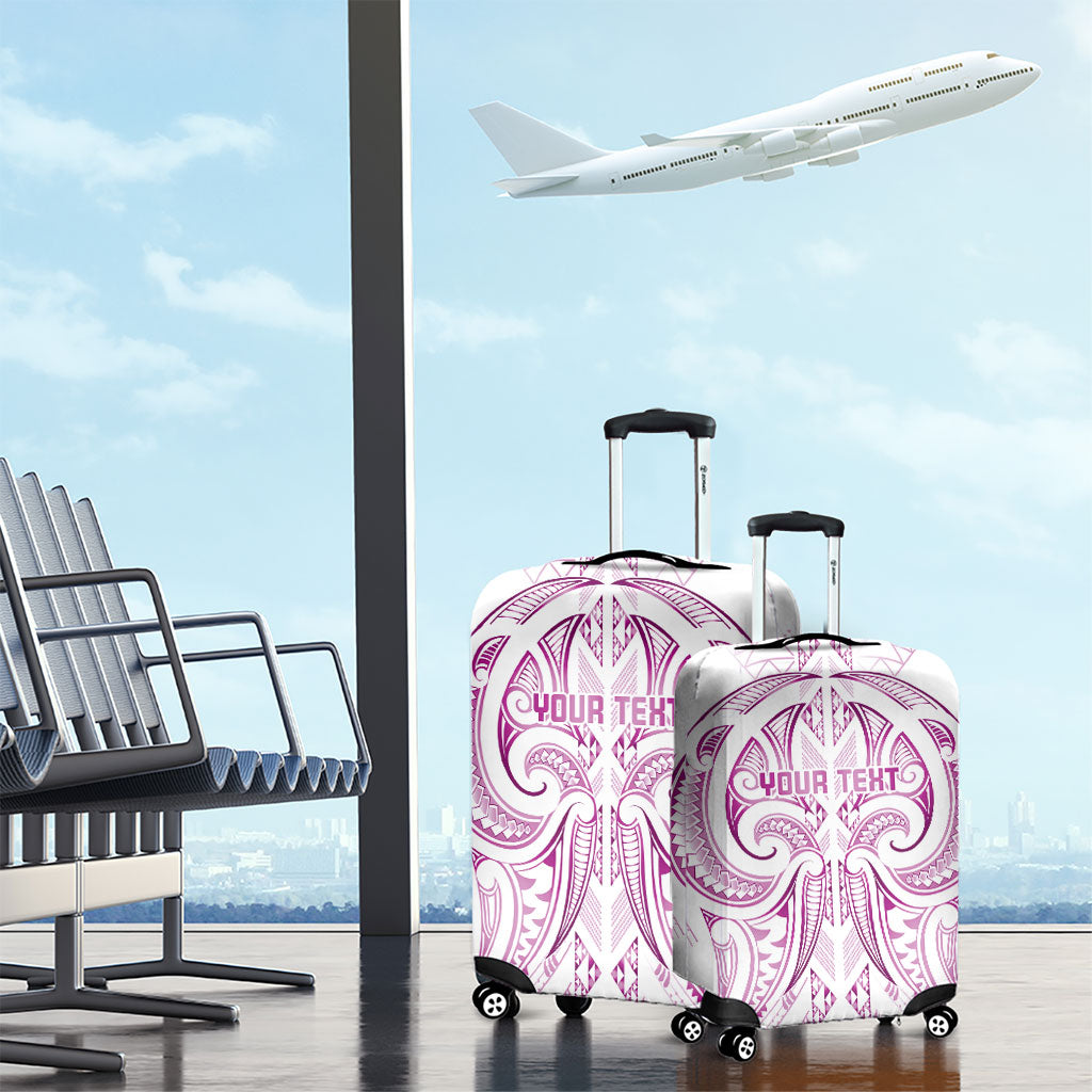Maori Rugby Custom Ngaru Mangopare Luggage Cover Mawhero Niho Taniwha Motif