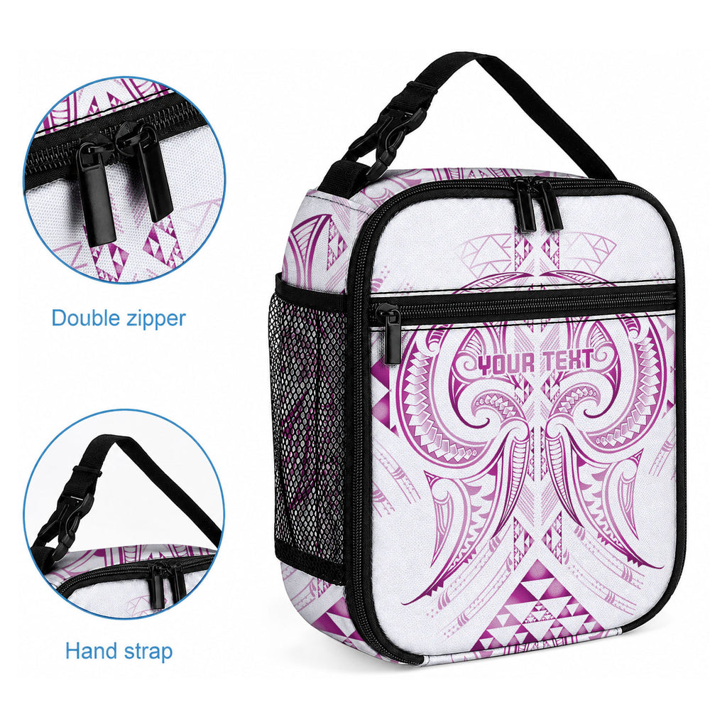 Maori Rugby Custom Ngaru Mangopare Lunch Bag Mawhero Niho Taniwha Motif