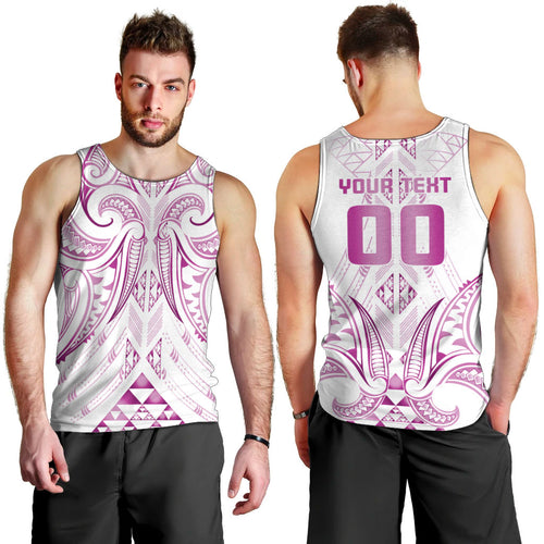 Maori Rugby Custom Ngaru Mangopare Men Tank Top Mawhero Niho Taniwha Motif