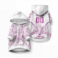 Maori Rugby Custom Ngaru Mangopare Pet Hoodie Mawhero Niho Taniwha Motif