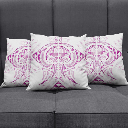 Maori Rugby Custom Ngaru Mangopare Pillow Cover Mawhero Niho Taniwha Motif