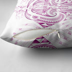 Maori Rugby Custom Ngaru Mangopare Pillow Cover Mawhero Niho Taniwha Motif