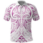 Maori Rugby Custom Ngaru Mangopare Polo Shirt Mawhero Niho Taniwha Motif
