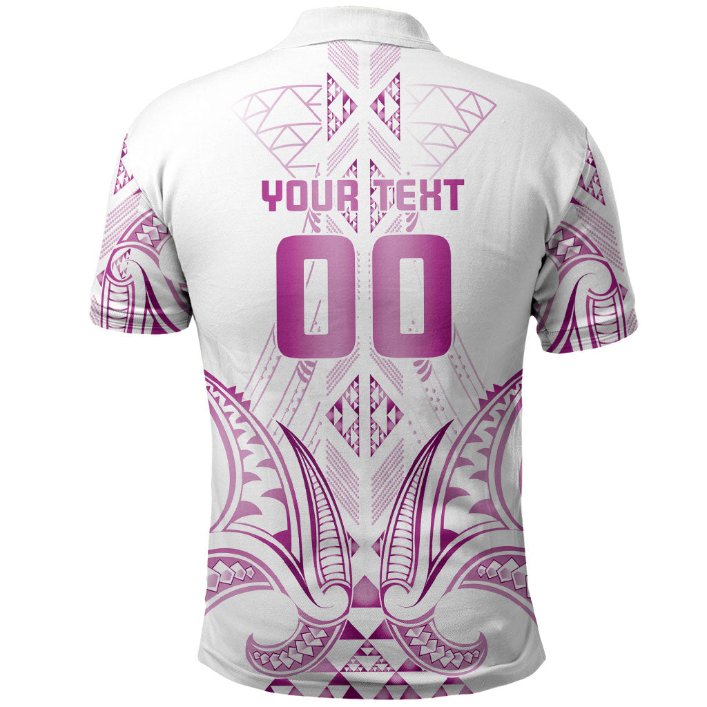 Maori Rugby Custom Ngaru Mangopare Polo Shirt Mawhero Niho Taniwha Motif