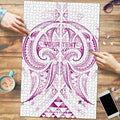 Maori Rugby Custom Ngaru Mangopare Puzzle Mawhero Niho Taniwha Motif
