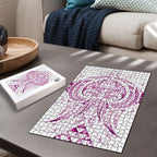 Maori Rugby Custom Ngaru Mangopare Puzzle Mawhero Niho Taniwha Motif