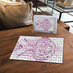 Maori Rugby Custom Ngaru Mangopare Puzzle Mawhero Niho Taniwha Motif