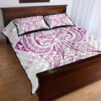 Maori Rugby Custom Ngaru Mangopare Quilt Bed Set Mawhero Niho Taniwha Motif