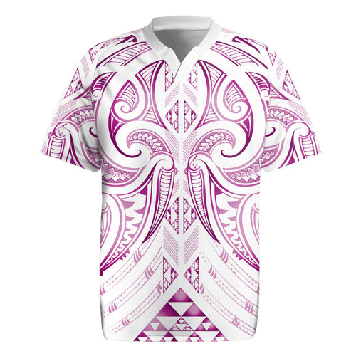 Maori Rugby Custom Ngaru Mangopare Rugby Jersey Mawhero Niho Taniwha Motif