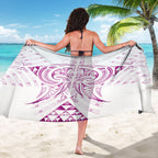 Maori Rugby Custom Ngaru Mangopare Sarong Mawhero Niho Taniwha Motif
