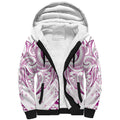Maori Rugby Custom Ngaru Mangopare Sherpa Hoodie Mawhero Niho Taniwha Motif