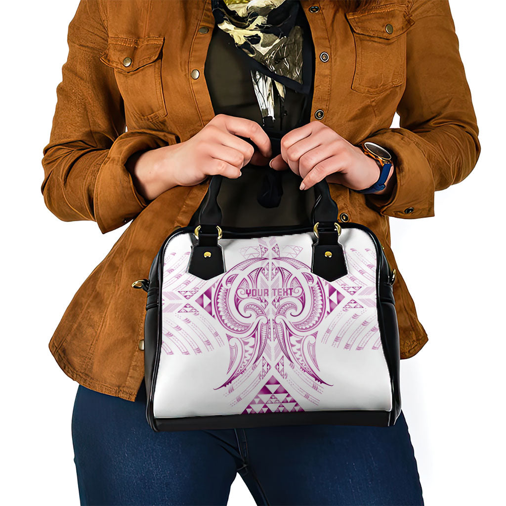 Maori Rugby Custom Ngaru Mangopare Shoulder Handbag Mawhero Niho Taniwha Motif