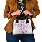 Maori Rugby Custom Ngaru Mangopare Shoulder Handbag Mawhero Niho Taniwha Motif
