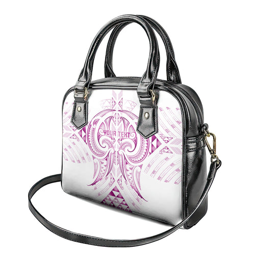 Maori Rugby Custom Ngaru Mangopare Shoulder Handbag Mawhero Niho Taniwha Motif
