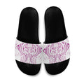 Maori Rugby Custom Ngaru Mangopare Slide Sandals Mawhero Niho Taniwha Motif