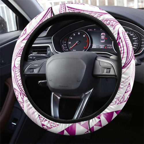 Maori Rugby Ngaru Mangopare Steering Wheel Cover Mawhero Niho Taniwha Motif