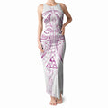 Maori Rugby Custom Ngaru Mangopare Tank Maxi Dress Mawhero Niho Taniwha Motif