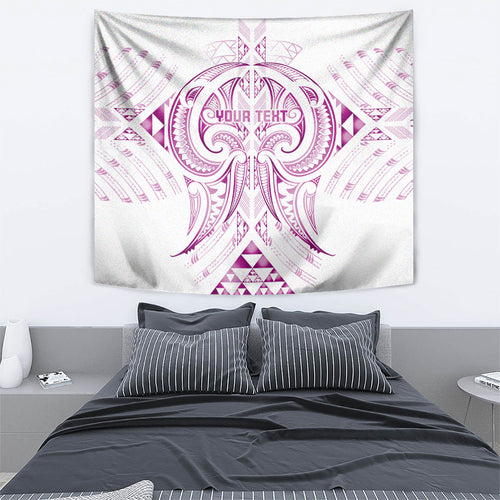 Maori Rugby Custom Ngaru Mangopare Tapestry Mawhero Niho Taniwha Motif
