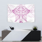 Maori Rugby Custom Ngaru Mangopare Tapestry Mawhero Niho Taniwha Motif